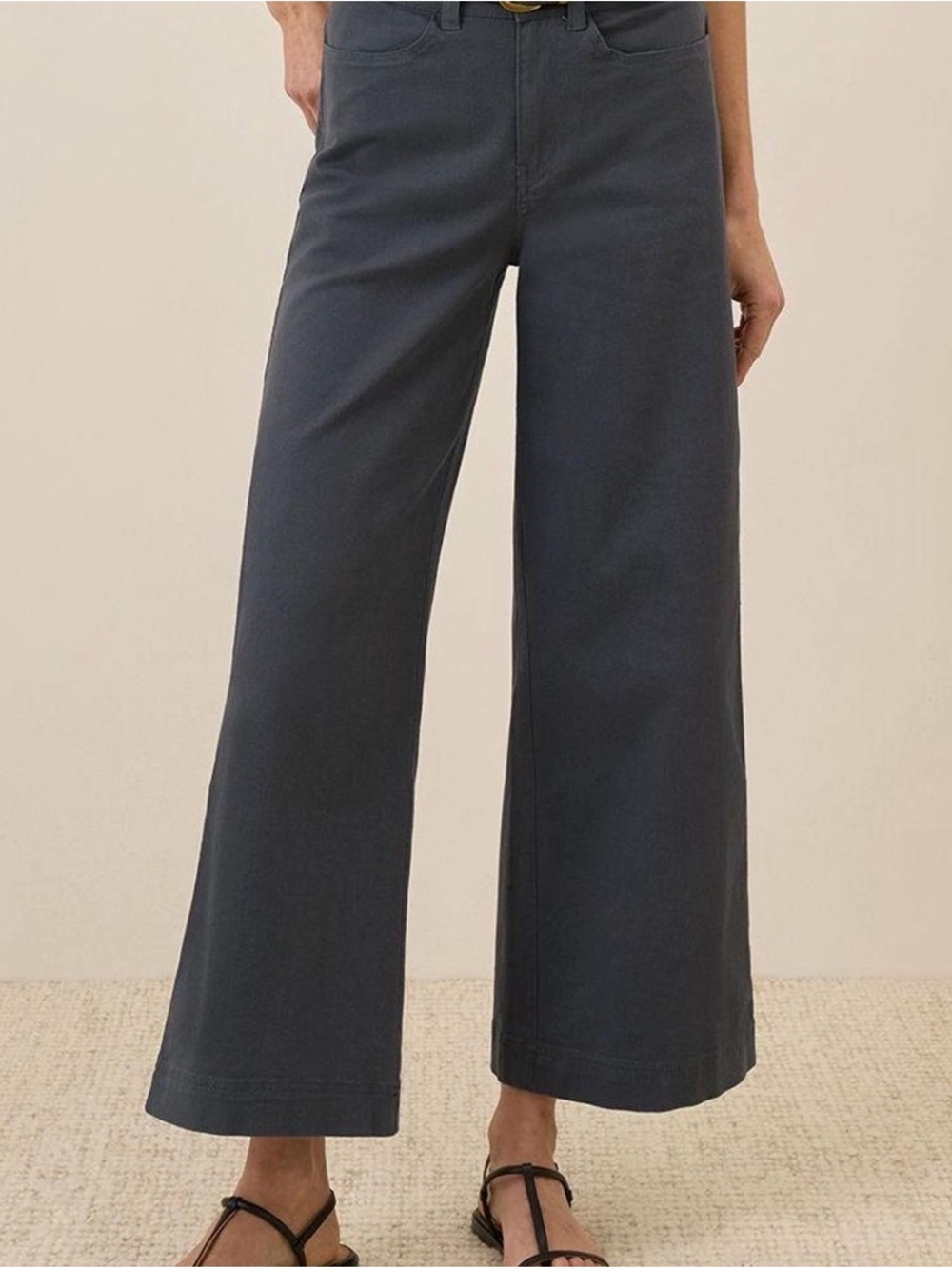 NWOT Pact Twill Wide-Leg Pants